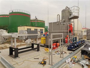 山東東營鐵基濕法脫硫裝備正在施工中