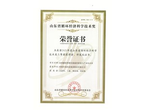 熱烈祝賀明碩環(huán)境集團獲得2021年度山東省循環(huán)經(jīng)濟科學技術(shù)獎三等獎